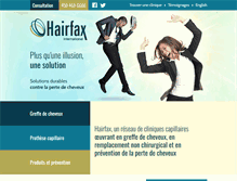 Tablet Screenshot of hairfax.com