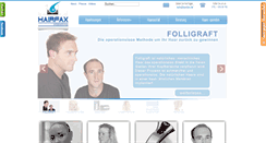 Desktop Screenshot of hairfax.de